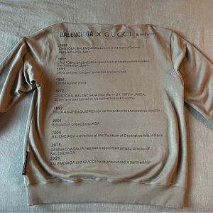 Balenciaga | Sweaters | Balenciaga X Gucci Collab Sweatshirt | Poshmark